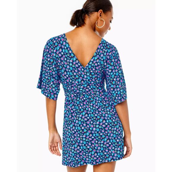 Lilly Pulitzer Parigi Knit Skort Romper Seabreeze Blue - Picture 3 of 12